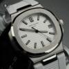 Реплика часов Patek Philippe Nautilus 5711/1A-011, на белом ремешке — фото товара LuxuryWatch
