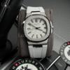 Реплика часов Patek Philippe Nautilus 5711/1A-011, на белом ремешке — фото товара LuxuryWatch