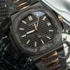 Реплика часов Patek Philippe Nautilus DiW Custom Carbon Black & Gold — фото товара LuxuryWatch