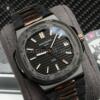 Реплика часов Patek Philippe Nautilus DiW Custom Carbon Black & Gold — фото товара LuxuryWatch