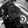 Реплика часов Patek Philippe Nautilus DiW Custom Carbon All Black — фото товара LuxuryWatch