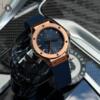 Реплика часов Hublot Classic Fusion 581.OX.7180.RX, на синем каучуке — фото товара LuxuryWatch