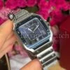 Реплика часов Cartier Santos Silver WSSA0048 — фото товара LuxuryWatch