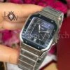 Реплика часов Cartier Santos Silver WSSA0048 — фото товара LuxuryWatch