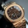 Реплика часов Patek Philippe Nautilus Power Reserve 5712/1R-001 — фото товара LuxuryWatch