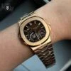 Реплика часов Patek Philippe Nautilus Power Reserve 5712/1R-001 — фото товара LuxuryWatch