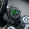 Реплика часов Rolex Submariner Date DiW Custom Green — фото товара LuxuryWatch