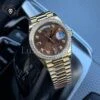 Реплика часов Rolex Day-Date Ladies 128348RBR Gold & Brown — фото товара LuxuryWatch
