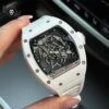Реплика часов Richard Mille RM 055 Bubba Watson Ceramic White — фото товара LuxuryWatch