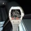 Реплика часов Richard Mille RM 055 Bubba Watson Ceramic White — фото товара LuxuryWatch