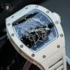 Реплика часов Richard Mille RM 055 Bubba Watson Ceramic White — фото товара LuxuryWatch