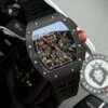 Реплика часов Richard Mille RM 011 Automatic Flyback Chronograph NTPT LOTUS F1 Team Romain Grosjean in Rose Gold — фото товара LuxuryWatch
