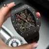 Реплика часов Richard Mille RM 011 Automatic Flyback Chronograph NTPT LOTUS F1 Team Romain Grosjean in Rose Gold — фото товара LuxuryWatch
