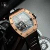 Реплика часов Richard Mille RM 011 Automatic Flyback Chronograph Black — фото товара LuxuryWatch