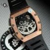 Реплика часов Richard Mille RM 011 Automatic Flyback Chronograph Black — фото товара LuxuryWatch