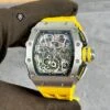 Реплика часов Richard Mille RM 011 FM Felipe Massa Chronograph Watch Yellow — фото товара LuxuryWatch