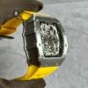 Реплика часов Richard Mille RM 011 FM Felipe Massa Chronograph Watch Yellow — фото товара LuxuryWatch