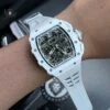 Реплика часов Richard Mille RM 011 Automatic Flyback Chronograph White — фото товара LuxuryWatch
