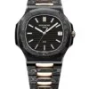 Реплика часов Patek Philippe Nautilus DiW Custom Carbon Black & Gold — фото товара LuxuryWatch