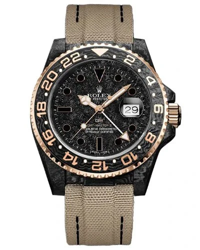Часы Rolex GMT-Master II DiW Custom Carbon Everose