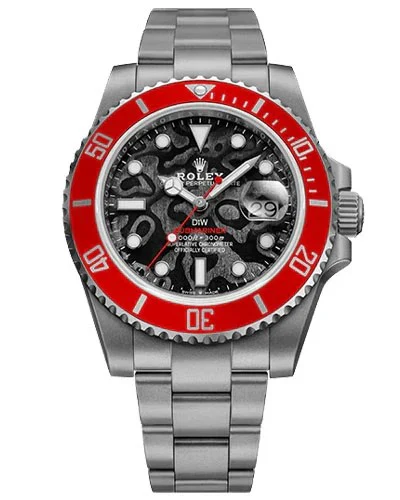 Часы Rolex Submariner Date DiW Custom Red & Black
