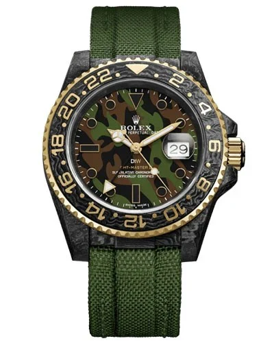 Часы Rolex GMT-Master II DiW Custom Carbon Military