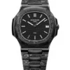 Реплика часов Patek Philippe Nautilus DiW Custom Carbon All Black — фото товара LuxuryWatch