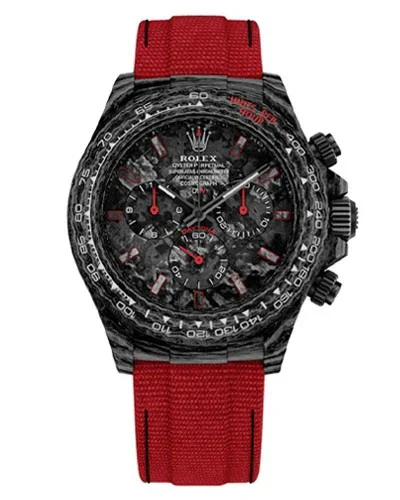 Часы Rolex Cosmograph Daytona DiW Custom Carbon Red