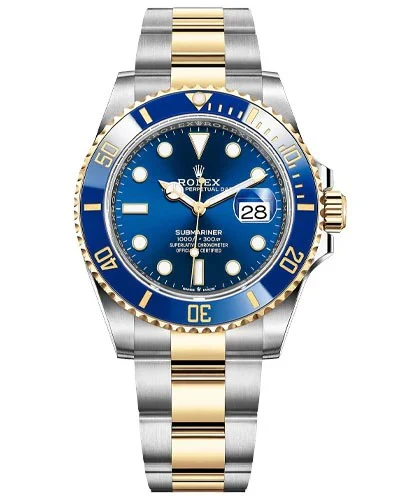 Часы с позолотой Rolex Submariner Date 126613LB-0002