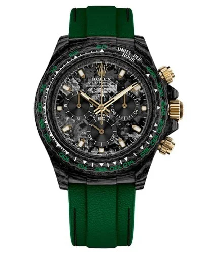 Часы Rolex Cosmograph Daytona DiW Custom Carbon Green