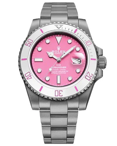 Часы Rolex Submariner Date DiW Custom Pink