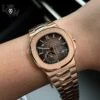 Реплика часов Patek Philippe Nautilus Power Reserve 5712/1R-001 — фото товара LuxuryWatch