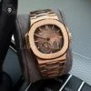 Реплика часов Patek Philippe Nautilus Power Reserve 5712/1R-001 — фото товара LuxuryWatch