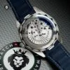 Реплика часов Omega Seamaster Aqua Terra Co-axial Master Chronometer GMT Worldtimer 220.12.43.22.03.001 — фото товара LuxuryWatch
