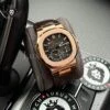Реплика часов Patek Philippe Nautilus Power Reserve 5712R-001 — фото товара LuxuryWatch
