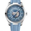 Реплика часов Omega Seamaster Aqua Terra Co-axial Master Chronometer GMT Worldtimer 220.12.43.22.03.002 — фото товара LuxuryWatch