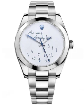 Часы Rolex Milgauss 124300 Mad Paris Who Care Edition