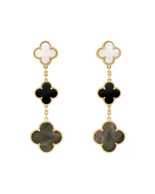 Серьги Van Cleef Magic Alhambra VCARD79000, 3 мотива