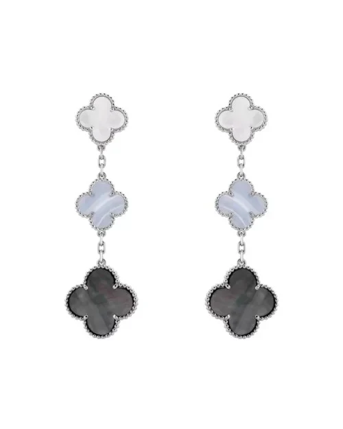 Серьги Van Cleef Magic Alhambra VCARN18800, 3 мотива