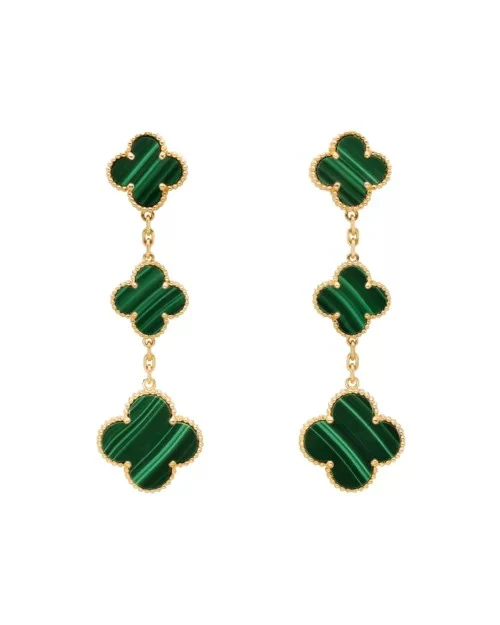 Серьги Van Cleef Magic Alhambra VCARO2AG00, 3 мотива