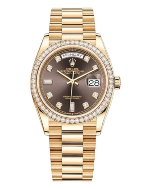 Часы Rolex Day-Date Ladies 128348RBR Gold & Brown
