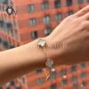 Копия ювелирного изделия Браслет Van Cleef Vintage Alhambra VCARA41800, 5 мотивов — фото товара LuxuryWatch