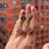 Копия ювелирного изделия Серьги Van Cleef Magic Alhambra VCARN5JR00, 2 мотива — фото товара LuxuryWatch