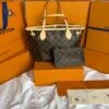 Копия сумки Louis Vuitton Neverfull MM M46987 — фото товара LuxuryWatch