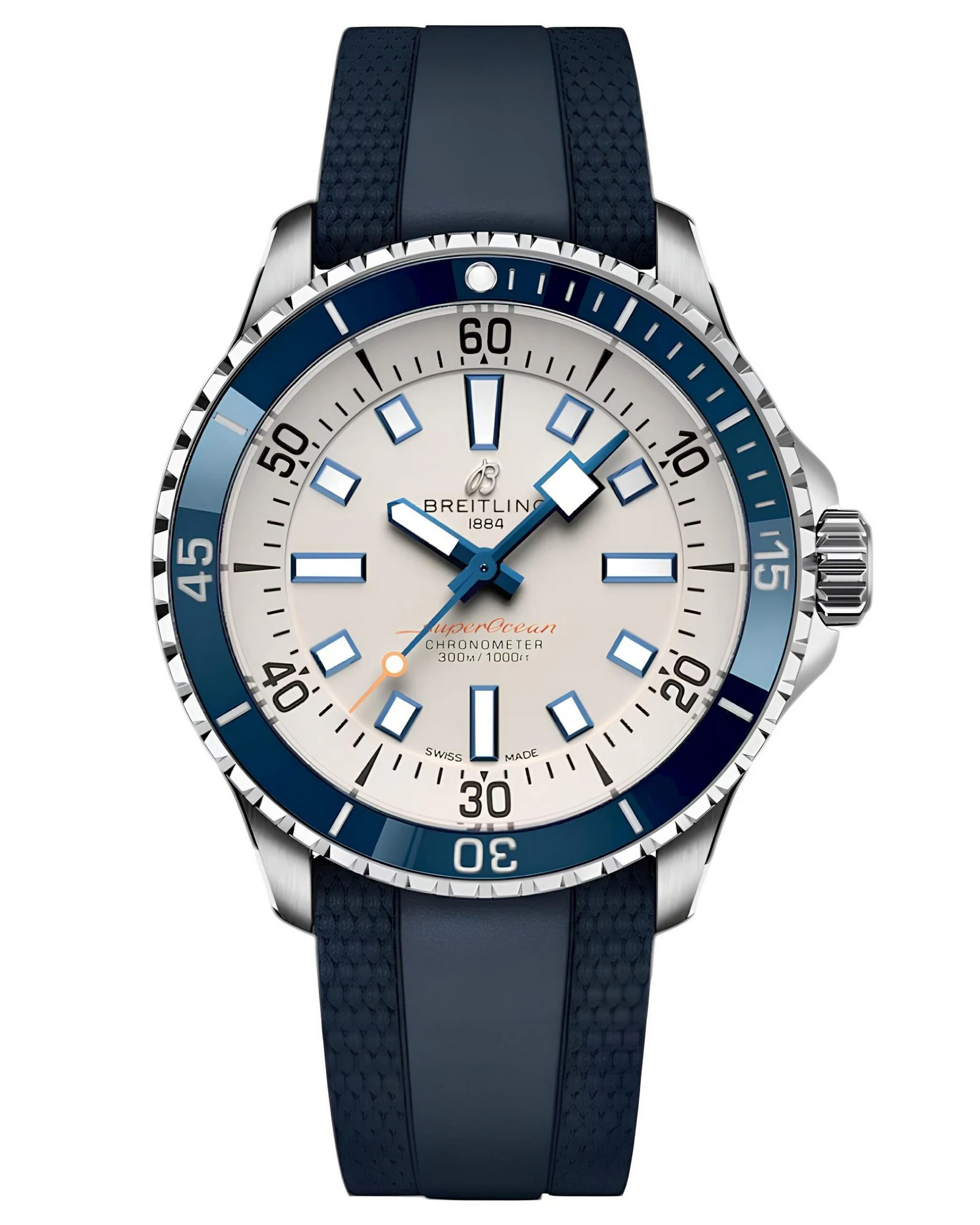 Часы Breitling Superocean Automatic 42mm Rubber Strap A17375E71G1S1