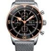 Реплика часов Breitling Superocean Heritage B01 Chronograph 44 UB01621A1M1S1 — фото товара LuxuryWatch