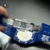 Реплика часов Audemars Piguet Royal Oak Ceramic 15500ST Full Blue Ceramic White Dial — фото товара LuxuryWatch