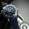 Реплика часов Omega Seamaster Planet Ocean GMT GoodPlanet Watch 232.32.44.22.03.001 — фото товара LuxuryWatch