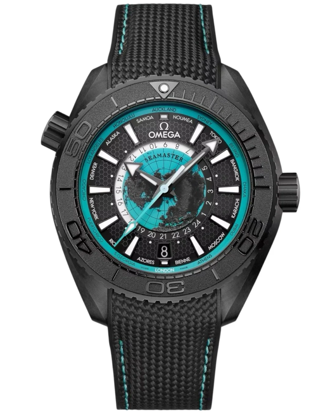 Часы Omega Seamaster Planet Ocean 600M Black Ceramic 45.5mm 215.92.46.22.01.006