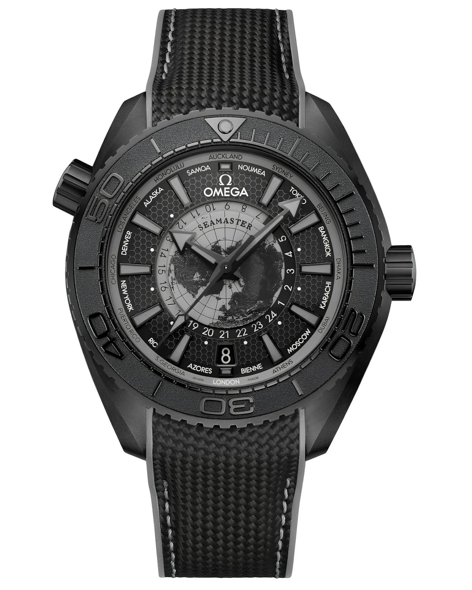 Часы Omega Seamaster Planet Ocean 600M Black Ceramic 45.5mm 215.92.46.22.01.007